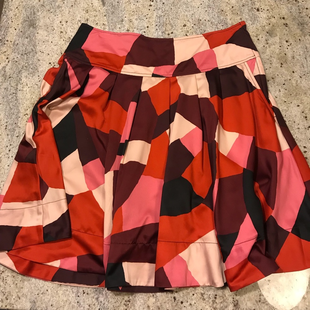 H&M Patchwork Skirt With Pockets - SZ 10